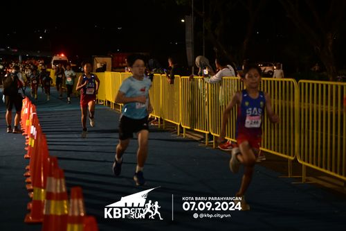 Race photo from KBP City Run 2024