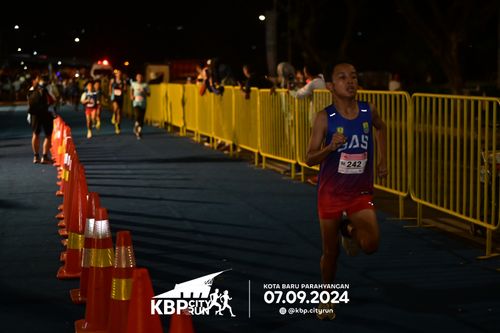 Race photo from KBP City Run 2024