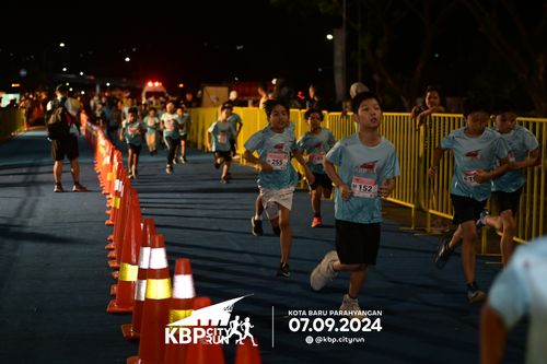 Race photo from KBP City Run 2024