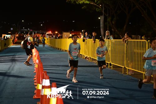 Race photo from KBP City Run 2024