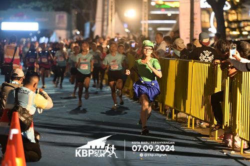 Race photo from KBP City Run 2024