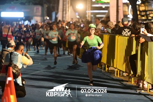 Race photo from KBP City Run 2024