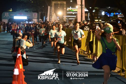 Race photo from KBP City Run 2024