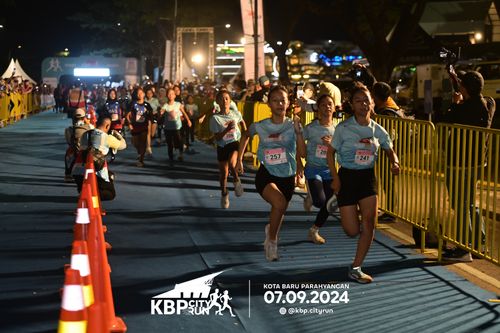 Race photo from KBP City Run 2024