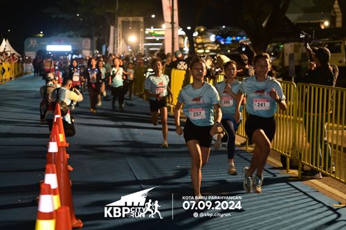 Race photo from KBP City Run 2024