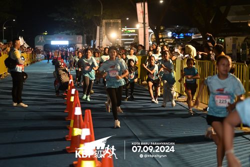 Race photo from KBP City Run 2024