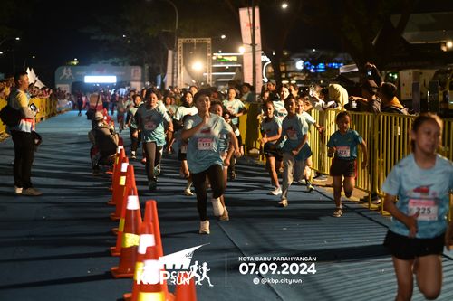 Race photo from KBP City Run 2024