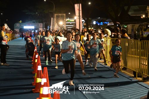 Race photo from KBP City Run 2024