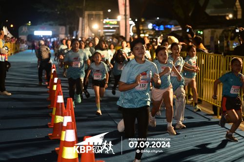 Race photo from KBP City Run 2024