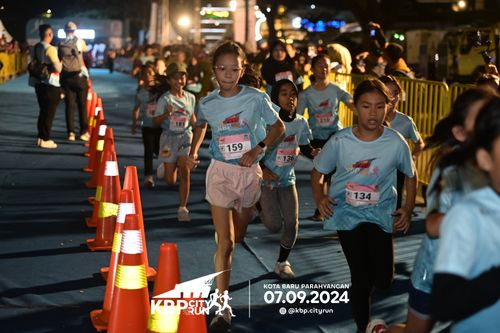 Race photo from KBP City Run 2024