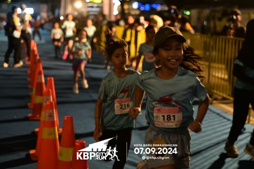 Race photo from KBP City Run 2024