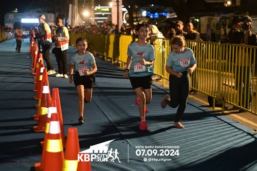 Race photo from KBP City Run 2024