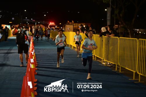 Race photo from KBP City Run 2024