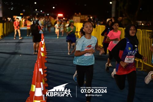 Race photo from KBP City Run 2024