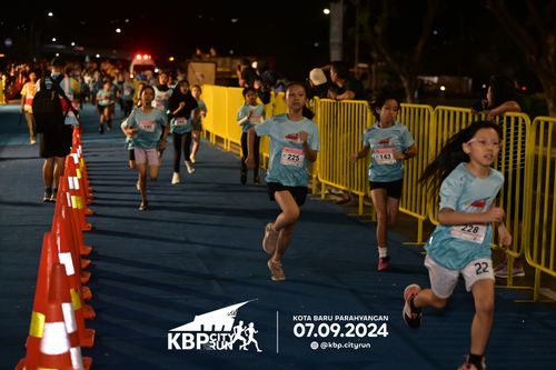 Race photo from KBP City Run 2024