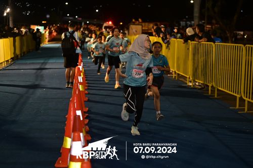 Race photo from KBP City Run 2024