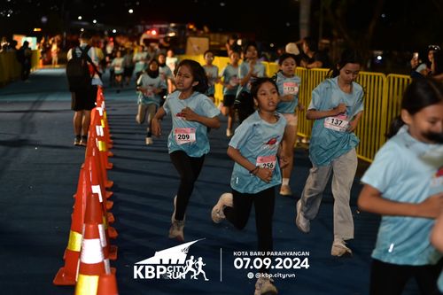 Race photo from KBP City Run 2024