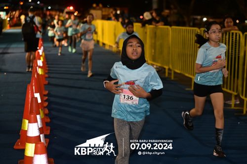 Race photo from KBP City Run 2024