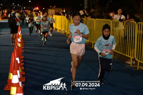 Race photo from KBP City Run 2024