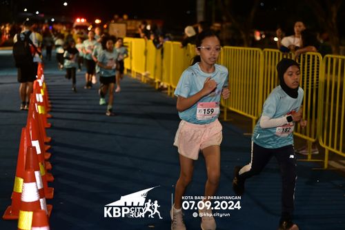 Race photo from KBP City Run 2024