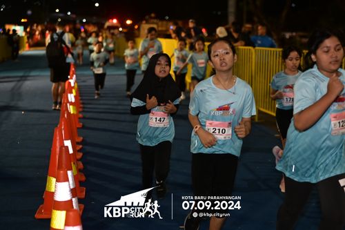 Race photo from KBP City Run 2024