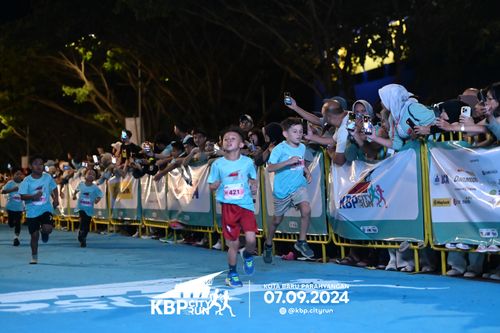 Race photo from KBP City Run 2024
