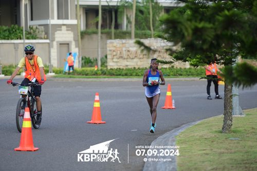 Race photo from KBP City Run 2024