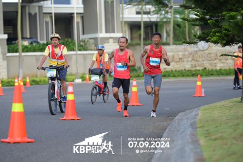 Race photo from KBP City Run 2024