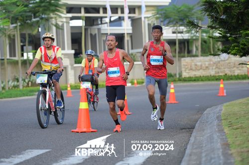 Race photo from KBP City Run 2024