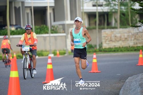 Race photo from KBP City Run 2024