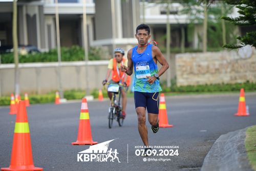 Race photo from KBP City Run 2024