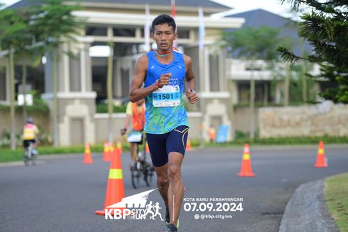 Race photo from KBP City Run 2024