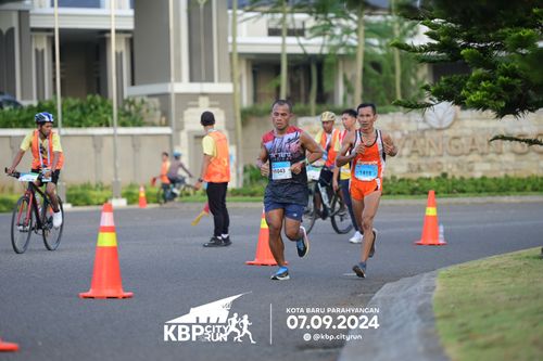 Race photo from KBP City Run 2024
