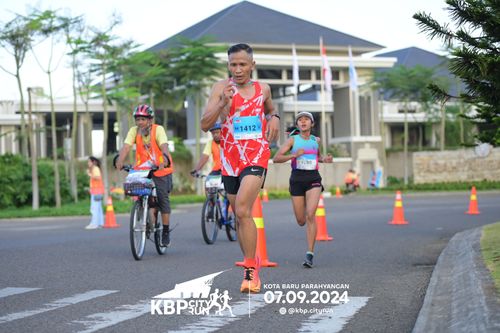 Race photo from KBP City Run 2024
