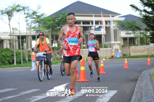 Race photo from KBP City Run 2024