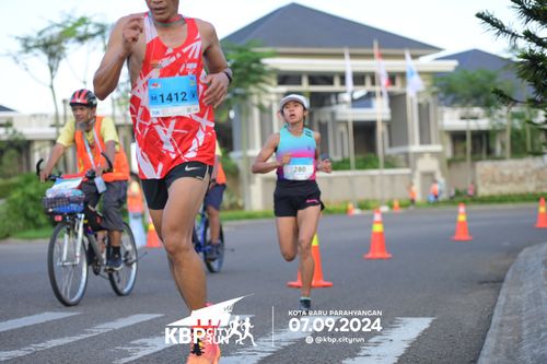 Race photo from KBP City Run 2024