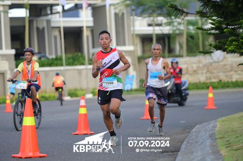 Race photo from KBP City Run 2024