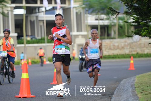 Race photo from KBP City Run 2024