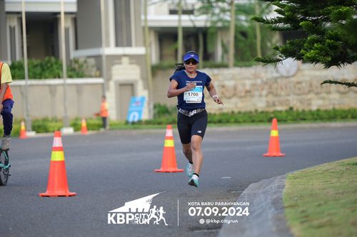 Race photo from KBP City Run 2024