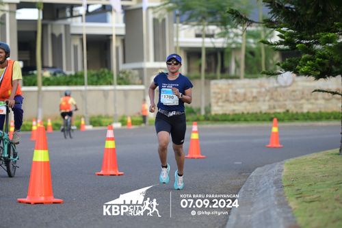 Race photo from KBP City Run 2024