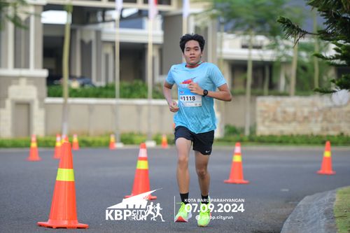Race photo from KBP City Run 2024
