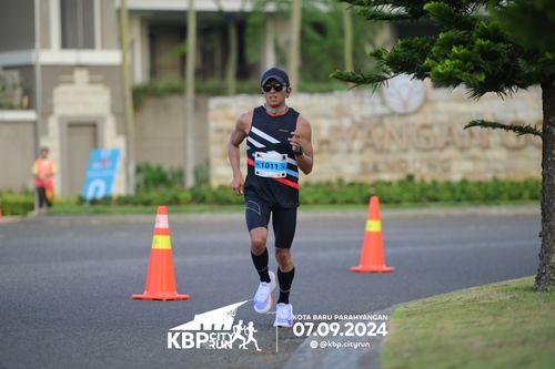Race photo from KBP City Run 2024