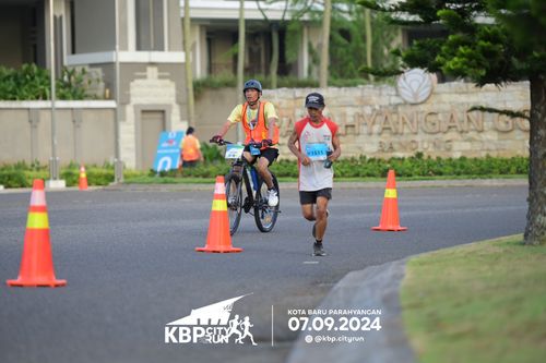 Race photo from KBP City Run 2024