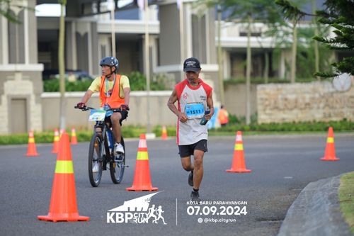 Race photo from KBP City Run 2024