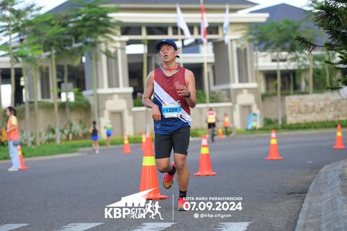 Race photo from KBP City Run 2024