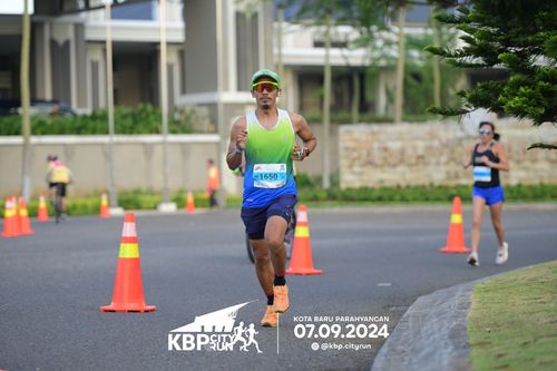Race photo from KBP City Run 2024