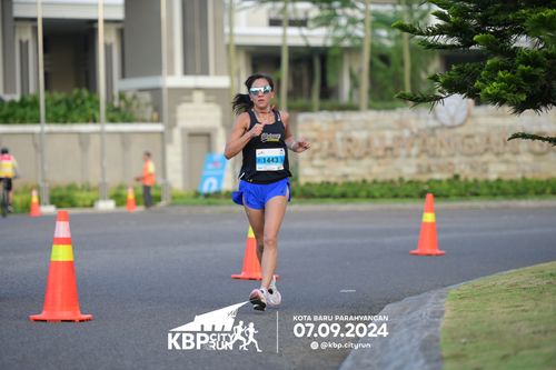 Race photo from KBP City Run 2024