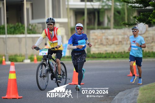 Race photo from KBP City Run 2024