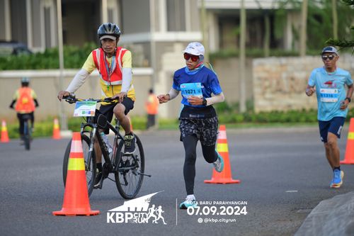 Race photo from KBP City Run 2024