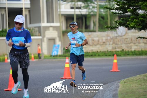Race photo from KBP City Run 2024